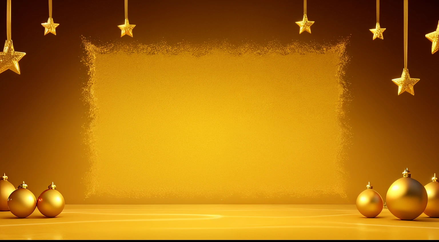 Golden Christmas Background
