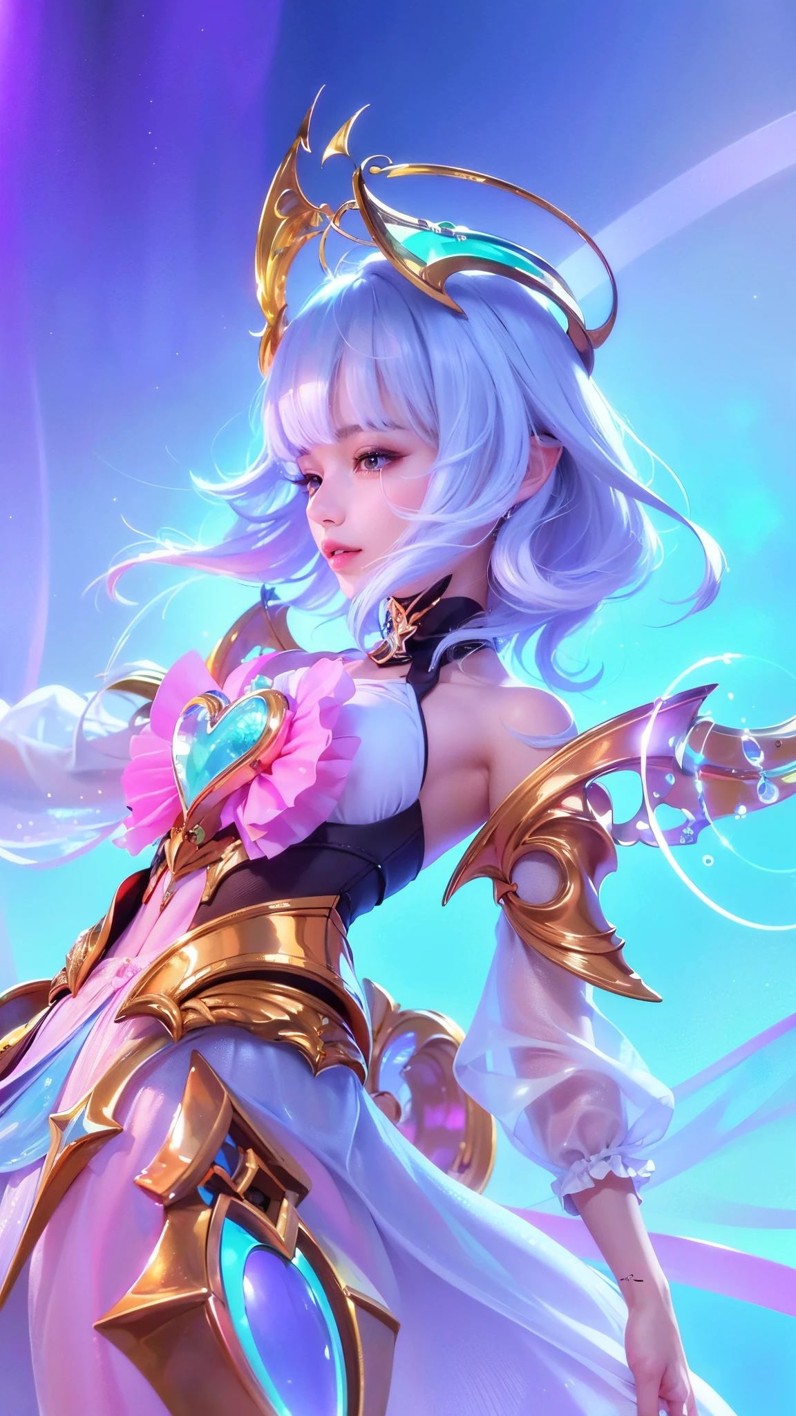 (8k, RAW photo, photorealistic:1.25) ,( lipgloss, eyelashes, gloss-face, glossy skin, best quality, ultra highres, depth of field, chromatic aberration, caustics, Broad lighting, natural shading,) looking at viewer with a serene and goddess-like happiness