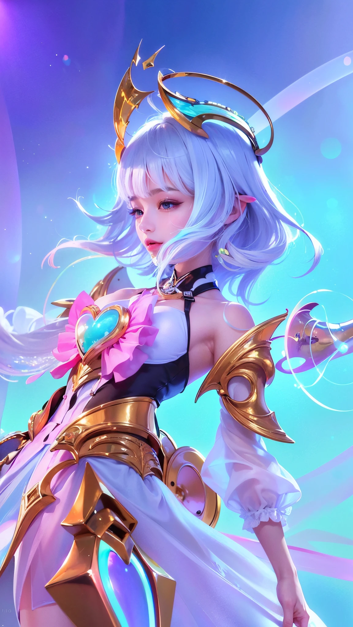 (8k, RAW photo, photorealistic:1.25) ,( lipgloss, eyelashes, gloss-face, glossy skin, best quality, ultra highres, depth of field, chromatic aberration, caustics, Broad lighting, natural shading,) looking at viewer with a serene and goddess-like happiness