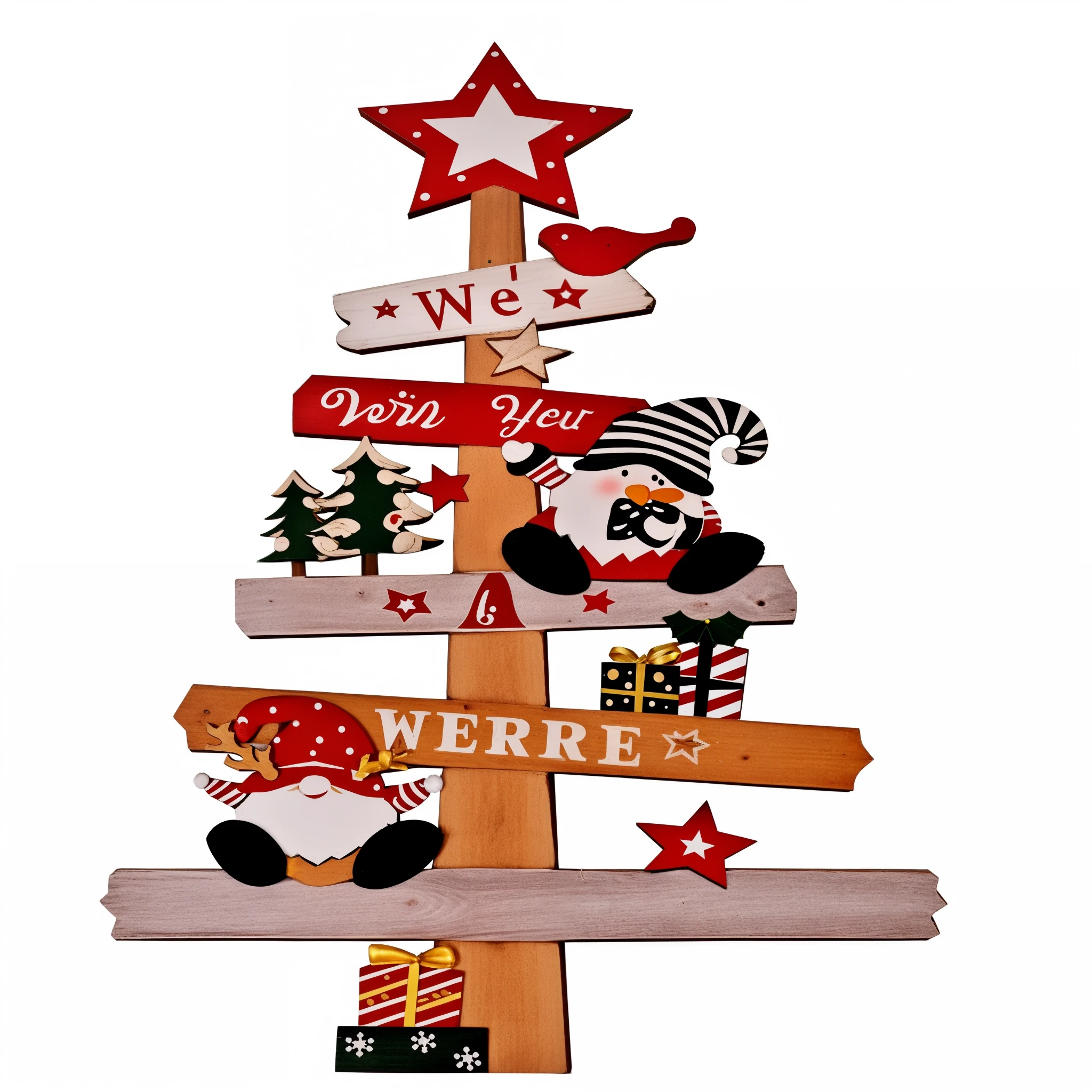 Close-up of a wooden Christmas tree with a sign, wooden decoration, wooden, Decorative style, Wooden ornaments, Decorative style, 2d, 2 days, 8×, A piece of wood, hight decorated, 7 2 0 p, 720p, Handmade, 480p, 4 8 0 p, 5 days, 5 days, Christmas tree