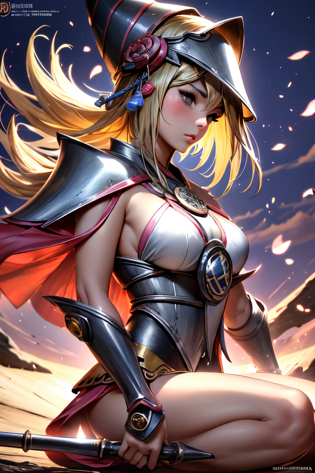 of girl, mujer, ancient japanese warrior, armadura japonesa antigua, Arma en mano, accesorios, small breasts,desnudo,Pintura facial de batalla, Apariencia vibrante, Comportamiento creativo, imaginativo, Sensual, spontaneous, the highest quality, textura de la piel, Detalles intrincados, (cinematic lighting), foto cruda, 8K. Pose sejustiva y sensual