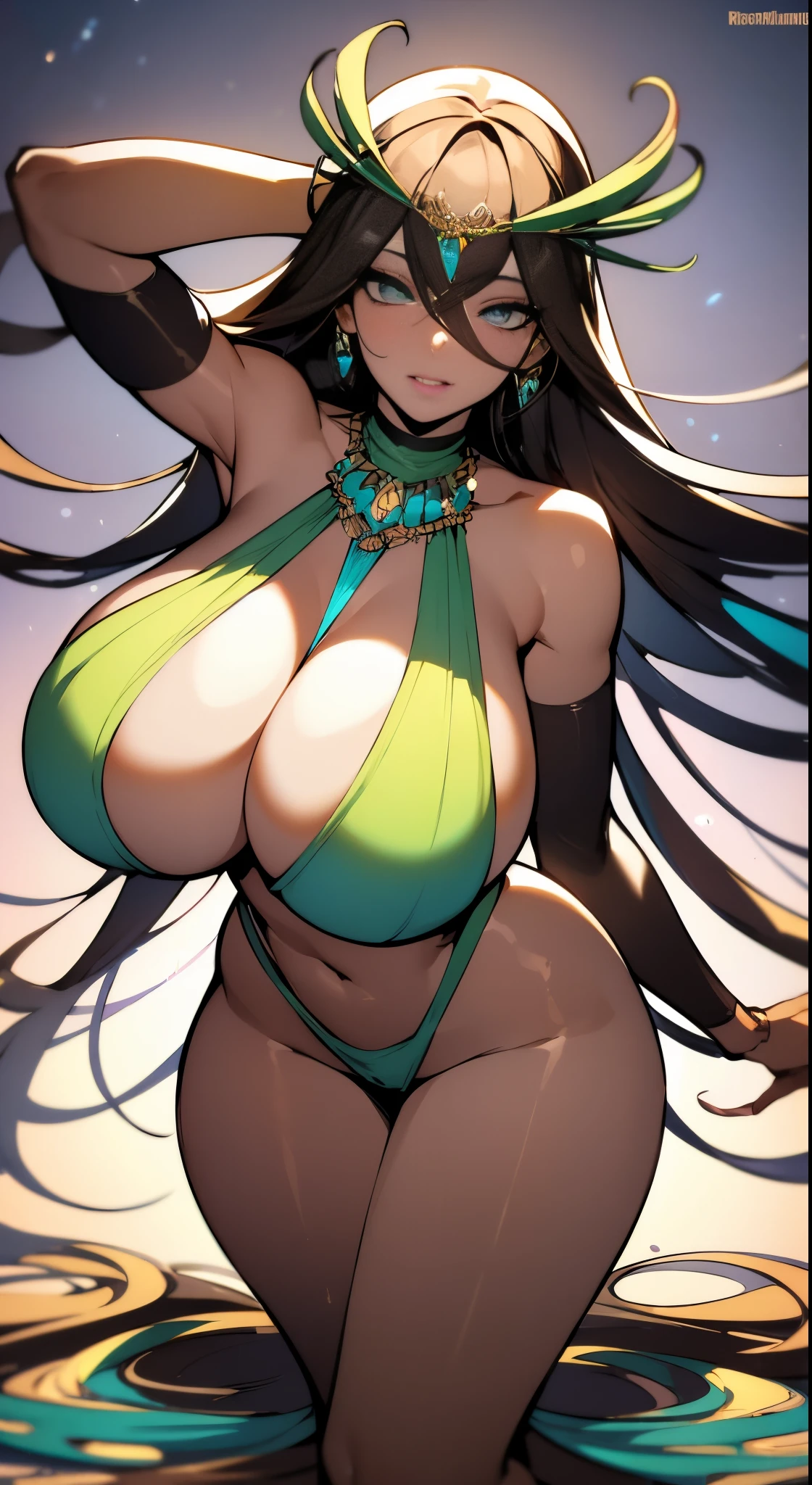 (dark brown skin:1.4), a beautiful helpless naked girl with slimy snake-like tentacles coiling around her body, a lot of tentacles crawling over her skin, tentacles penetrating her ,Tentacles surrounding the body, lay down to the ground, wet pussy, wet skin, sexual pleasure, sexual extasy, full body wide shot, best quality, huge boobs, Wild Xavante India, extreme tanned skin, extreme long black straight hair messes over naked boobs, huge macaw blue parrot feather headdress, big cheeks, long legs, goddess, beauftiful, sexual, powerful, extreme angle, alluring, sensual, ultra fit body, curvy, indigenous yellow and green breast painting, breast painted blue and yellow, indigenous yellow and green facial painting, huge macaw blue parrot feather necklace, honey eyes, full body image centered around the buxom young miller's exceptionally attractive with big breast and reavling exposed cleavage with wide hips and narrow waist and exuding an alluring and voluptuous physique that radiates warmth and sensuality, gisele bundchen, cheerfull and happy expression on her face, beautiful lips, detailed large eyes, Her eyes are a striking and inviting feature, realistic body details scar and fracture, extreme abnormally huge boobs, erotic fantasy, tranquil flower princess with soft hair dancing in the wind and intricately braided. Her sweet face has puffy, kissable lips and stunning, highly realistic eyes, hires eyes, 8k eyes, beautiful detail eyes, realistically shaded eyes, and realistic eyes in vibrant colors. She is wearing delicately detailed colourful fabric of gossamer silk and satin, midst of the most beautiful meadow in the world and is surrounded by beautiful flowers of varying sizes and colors, with delicate flowers dancing in the wind and creating a dynamic and compelling image