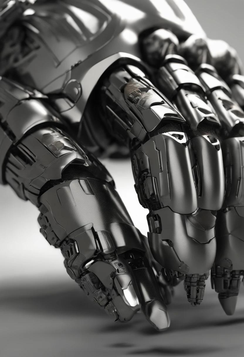 Imagine a compelling image where the subject is a robotic hand with a raised fist, specifically with the middle finger pointing up. Capture this scene with an exquisite focus on intricate details and a shallow depth of field, emphasizing the mechanical intricacies, sleek surfaces, and futuristic design of the robotic hand.
Highlight the micro-details of the robotic hand, focusing on the precision in its construction, reflective surfaces, and nuanced textures that define its futuristic aesthetics. Zoom in on elements such as the play of light on metallic surfaces, intricate joints, and the small details that contribute to the hand's technological allure.
Emphasize the shallow depth of field to bring the robotic hand into sharp focus, allowing the background to blur, creating a sense of depth and drawing attention to the advanced details of the subject. Utilize this technique to enhance the visual impact and highlight the contrast between the raised robotic fist and its environment.
Consider the lighting to enhance the micro-details, using futuristic lighting sources to create a dynamic and visually compelling composition. Illuminate the robotic hand with a mix of ambient and artificial light, casting shadows that add depth and accentuate the futuristic elements.
Imagine the robotic hand in a powerful and assertive pose, with the raised fist and the middle finger pointing up, conveying a bold statement. Craft an image that not only captures the micro-details of the robotic hand but also evokes a sense of strength, resilience, and the merging of human expression with technological innovation.
This detailed prompt aims to inspire the creation of a highly detailed and macro-focused image featuring a robotic hand with a raised fist and the middle finger pointing up, with intricate details and a shallow depth of field against a futuristic background, creating a visually compelling and assertive composition.