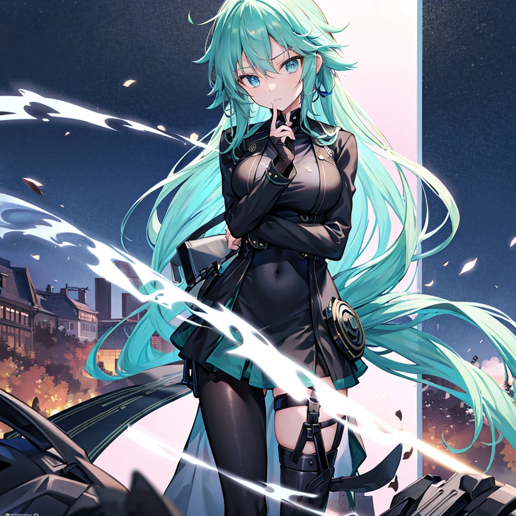 ultra-absurdres-Top quality by artist God, ultra-detailed, high resolution, anime moe artstyle, best anime 8k konachan wallpaper, pixiv contest winner, pool:2810, perfect anatomy,break, 1girl, (Please draw a girl dynamic action to skyscraper alone. )break,(Solo,little female, 16-year-old:1.3),Full limbs, complete fingers, cyberpunk, (very short hair), pixie cut, medium breasts, beautiful (well-shaped) breasts, groin, butt, small black eyes, beautiful detailed eyes, well-proportioned iris and pupils, expressive eyes, highres detailed hair, expressionless, bodysuit, plugsuit, (Detailed Lighting), (Detailed background), in the cityscape. break,super detailed skin, Best sexual lighting powered by famous artist, 8k,beauty illustration,photoshop_(medium),very aesthetic,break,((artist:izumi_tsubasu )), artist:clamp ,artist:carnelian ,artist:kantoku ,