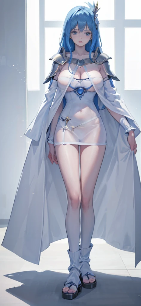((Above the shoulder,facial closeups)), Bigboobs, looking at viewert, ultra-realistic realism, Ghibli-style colors, Ghibli-style colors, japanese manga, Standing Picture, angle of view, foreshortening, foreshortening, 8K, super detailing,All women have big breasts,Endless realism, cellshading,,character sheets, reference sheet, Standing Picture, 8K, super detailing, 1080p, Women's HD,femele, 16k, A high resolution, Best quality, high high quality, Anatomically correct, tmasterpiece, Acura, hyper HD,as elegant as a swan,unreal-engine, Ghibli-style colors, japanese manga, Standing Picture, angle of view,battle armor,ssee-through,Lace skirt,Blue hair,Red-eyed,Sexy big breasts,Transparent tulle clothes