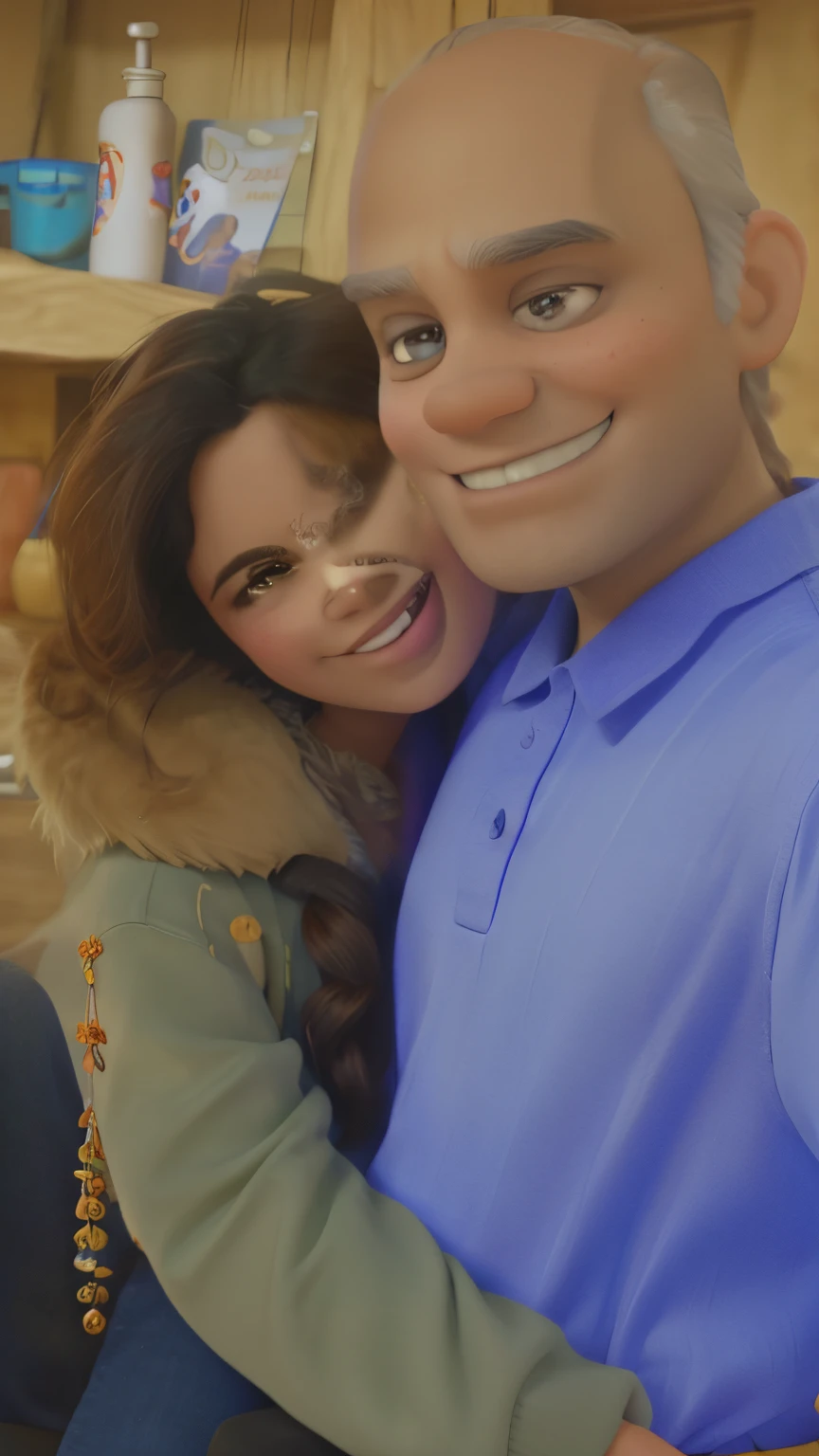 Pixar indian couple