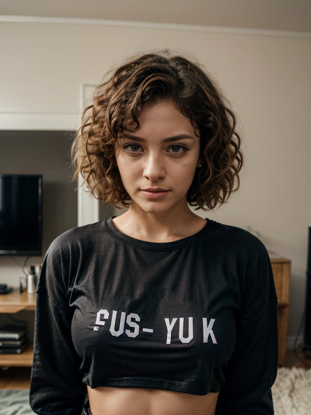same black t-shirt,no letters