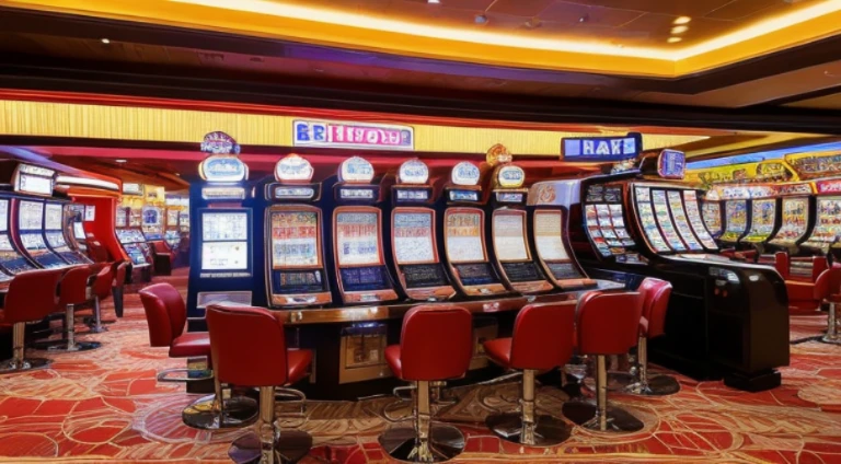 ((beste-Qualit, 10, masterpiece: 1.3)), 1girls, Slim Abs Beauty: 1.3, (Hairstyle Casual, large boobs: 1.2), dress: 1.1, Super Fine Face, delicate eyes, 二重まぶた, smile, (The slot machine sign has the number 369...),(Play Slot Machines,PG slot game name),(Random background,In casinos,VIP casino room, Modern Casino Console, Modern Slot Machines )