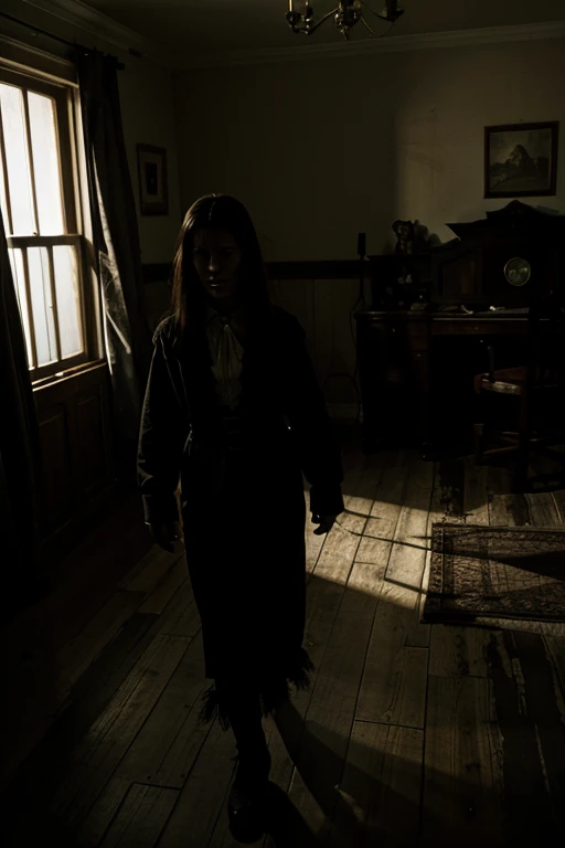 A malevolent spirit that haunts a house or other location.