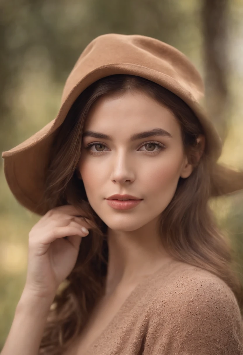 change color of hat to dark and light brown