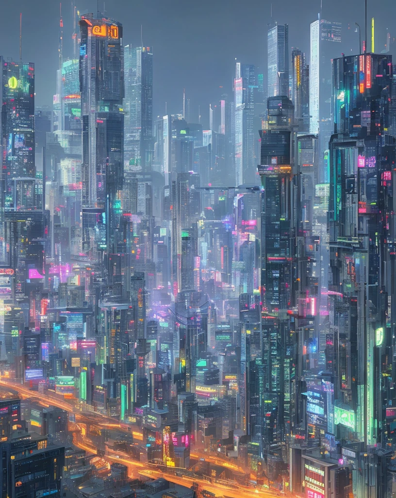 cyberpunk city