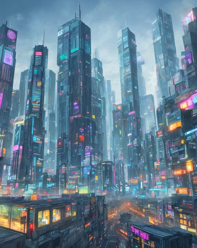 cyberpunk city