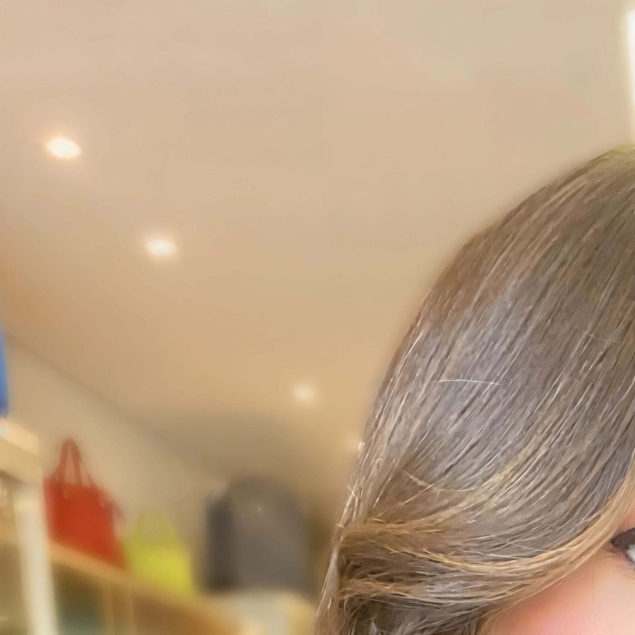 There is a woman in a store with a cell phone, Estefania Villegas Burgos, Alanis Guillen, by Gina Pellón, Marischa Becker, Directed by: Olivia Peguero, by Amelia Peláez, fernanda suarez, Directed by: Nandor Soldier, com maquiagem profissional, inspired by Gina Pellón