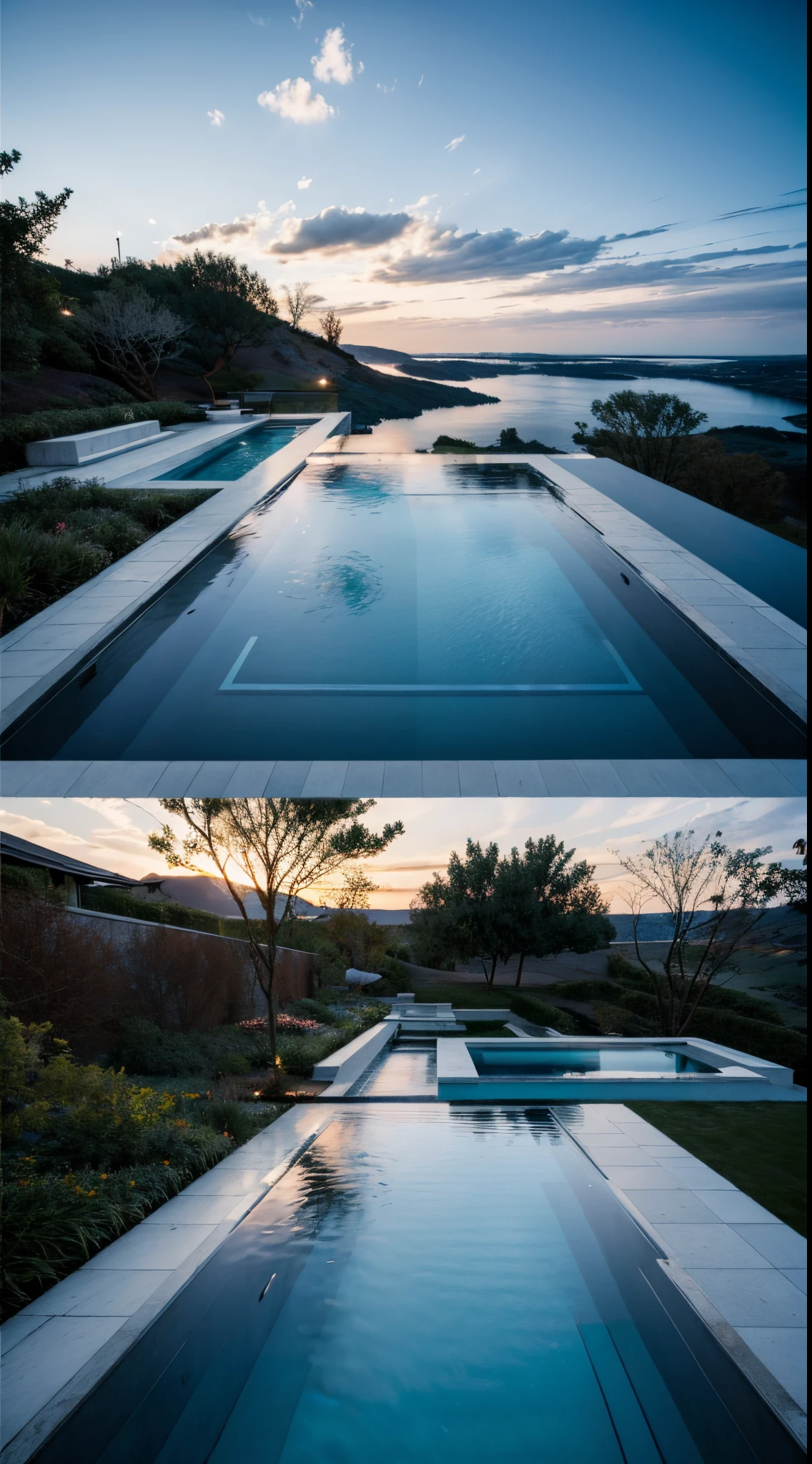 Vanishing Edge Pools: Similar to infinity pools, these pools give the appearance of water disappearing into the horizon, creating a visually striking effect.