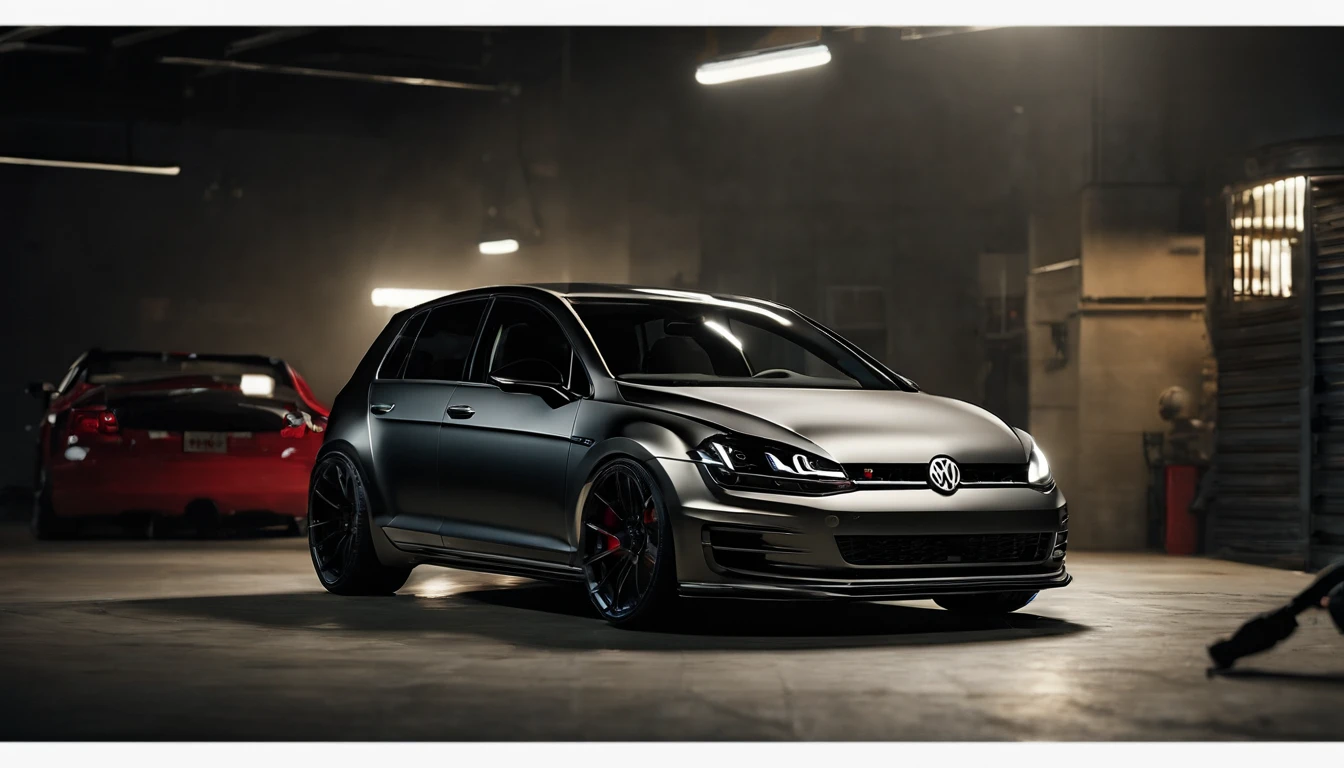 Visualize an extraordinary scene featuring a highly modified Mk7 Volkswagen Golf parked in a low-light garage, with the perfect amount of light illuminating the car. Dive into extreme micro-details to showcase the intricacies of the modifications, the sleek lines, and the overall design, creating a visually stunning image rendered with Octane Render.
Highlight the micro-details of the modified Mk7 Volkswagen Golf, focusing on the customized elements such as body kits, spoilers, rims, and other enhancements. Zoom in on the fine details of the paint job, reflections, and the unique features that make this Golf stand out.
Emphasize the lighting to enhance the micro-details, using carefully placed light sources to cast shadows that add depth and dimension to the modified Golf. Utilize Octane Render to create an image with realistic lighting, capturing the play of light on the car's surfaces and highlighting the intricate modifications.
Consider the environment of the low-light garage, using subtle ambient light to illuminate the surroundings and create a moody atmosphere. Use extreme attention to detail to capture the nuances of the garage setting, including textures on the floor, walls, and any additional elements that contribute to the overall scene.
Imagine the modified Mk7 Volkswagen Golf parked in a visually appealing pose, showcasing its modifications and unique features. Craft an image that not only captures the micro-details of the car but also conveys the essence of automotive customization and meticulous design.
This detailed prompt aims to inspire the creation of a highly detailed and macro-focused image featuring a modified Mk7 Volkswagen Golf GTI parked in a low-light garage, with intricate details, realistic lighting, and an overall visually stunning composition rendered with Octane Render.