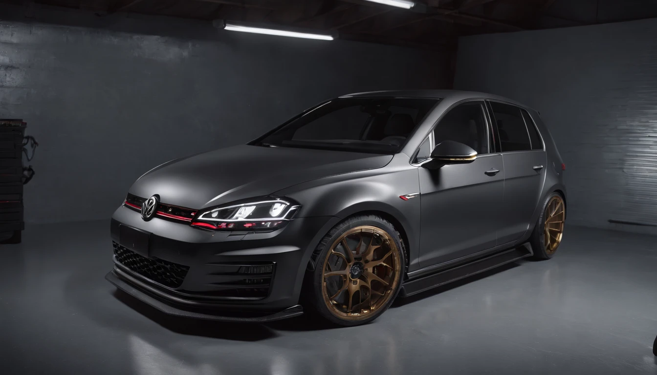 Visualize an extraordinary scene featuring a highly modified Mk7 Volkswagen Golf parked in a low-light garage, with the perfect amount of light illuminating the car. Dive into extreme micro-details to showcase the intricacies of the modifications, the sleek lines, and the overall design, creating a visually stunning image rendered with Octane Render.
Highlight the micro-details of the modified Mk7 Volkswagen Golf, focusing on the customized elements such as body kits, spoilers, rims, and other enhancements. Zoom in on the fine details of the paint job, reflections, and the unique features that make this Golf stand out.
Emphasize the lighting to enhance the micro-details, using carefully placed light sources to cast shadows that add depth and dimension to the modified Golf. Utilize Octane Render to create an image with realistic lighting, capturing the play of light on the car's surfaces and highlighting the intricate modifications.
Consider the environment of the low-light garage, using subtle ambient light to illuminate the surroundings and create a moody atmosphere. Use extreme attention to detail to capture the nuances of the garage setting, including textures on the floor, walls, and any additional elements that contribute to the overall scene.
Imagine the modified Mk7 Volkswagen Golf parked in a visually appealing pose, showcasing its modifications and unique features. Craft an image that not only captures the micro-details of the car but also conveys the essence of automotive customization and meticulous design.
This detailed prompt aims to inspire the creation of a highly detailed and macro-focused image featuring a modified Mk7 Volkswagen Golf parked in a low-light garage, with intricate details, realistic lighting, and an overall visually stunning composition rendered with Octane Render.