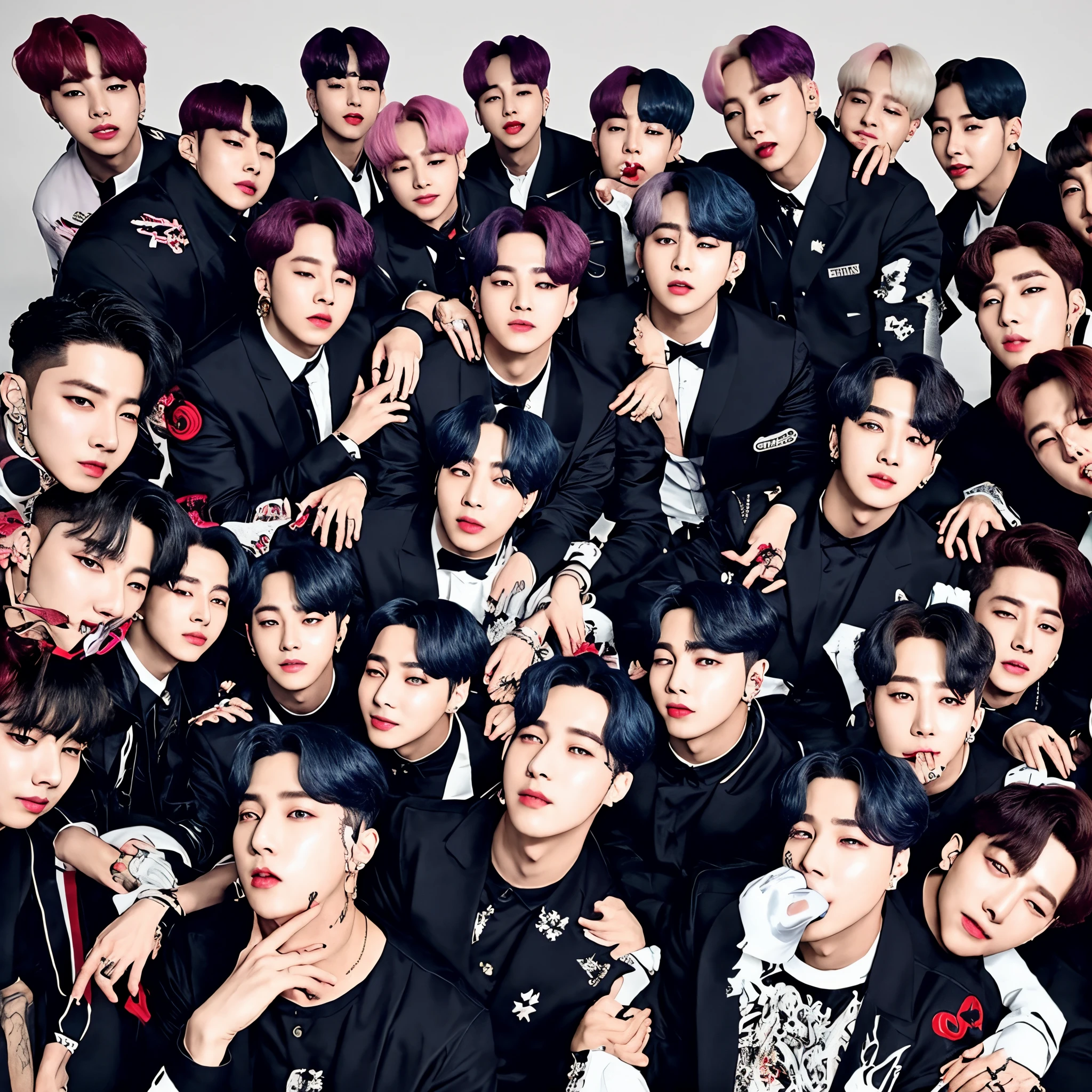 Tumulto escrito BTS A D RAMMSTEIN