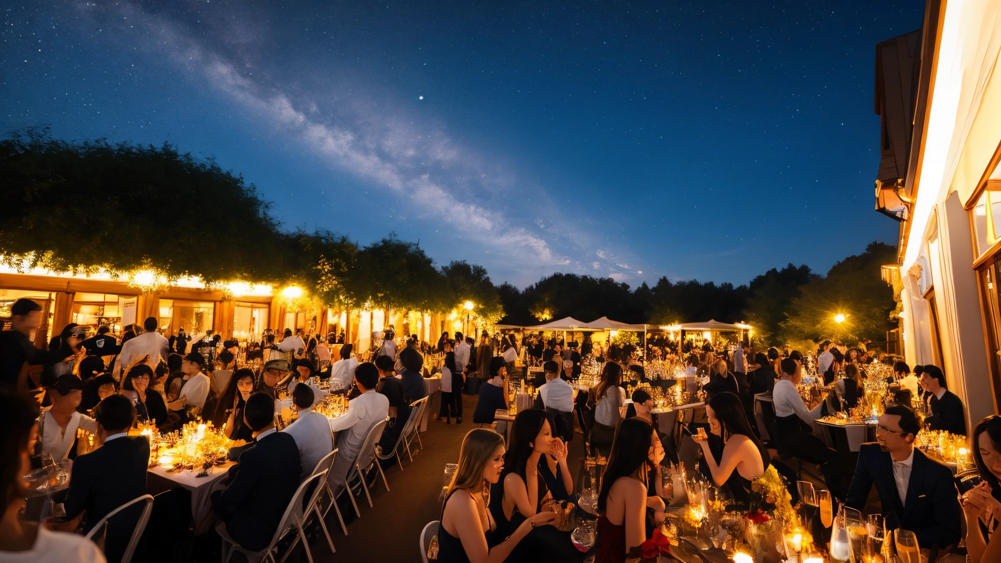 outdoor for a night party