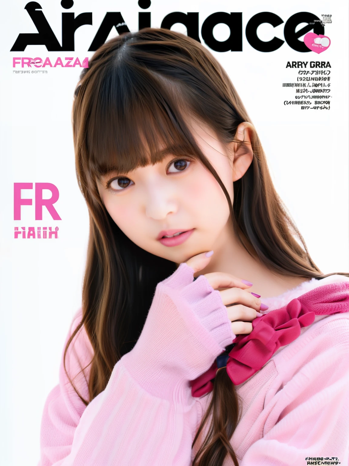 araface magazine cover with a woman in a sweater and gloves, ray, light ray, god ray, sun ray, bae suzy, magazine scan, royo, ( ray of sunlight ), magazine photo, ray casting, gods ray, texts,cover shot, magazine, ray of light, by Tadashi Nakayama, rays, cover of magazine, single ray of moon