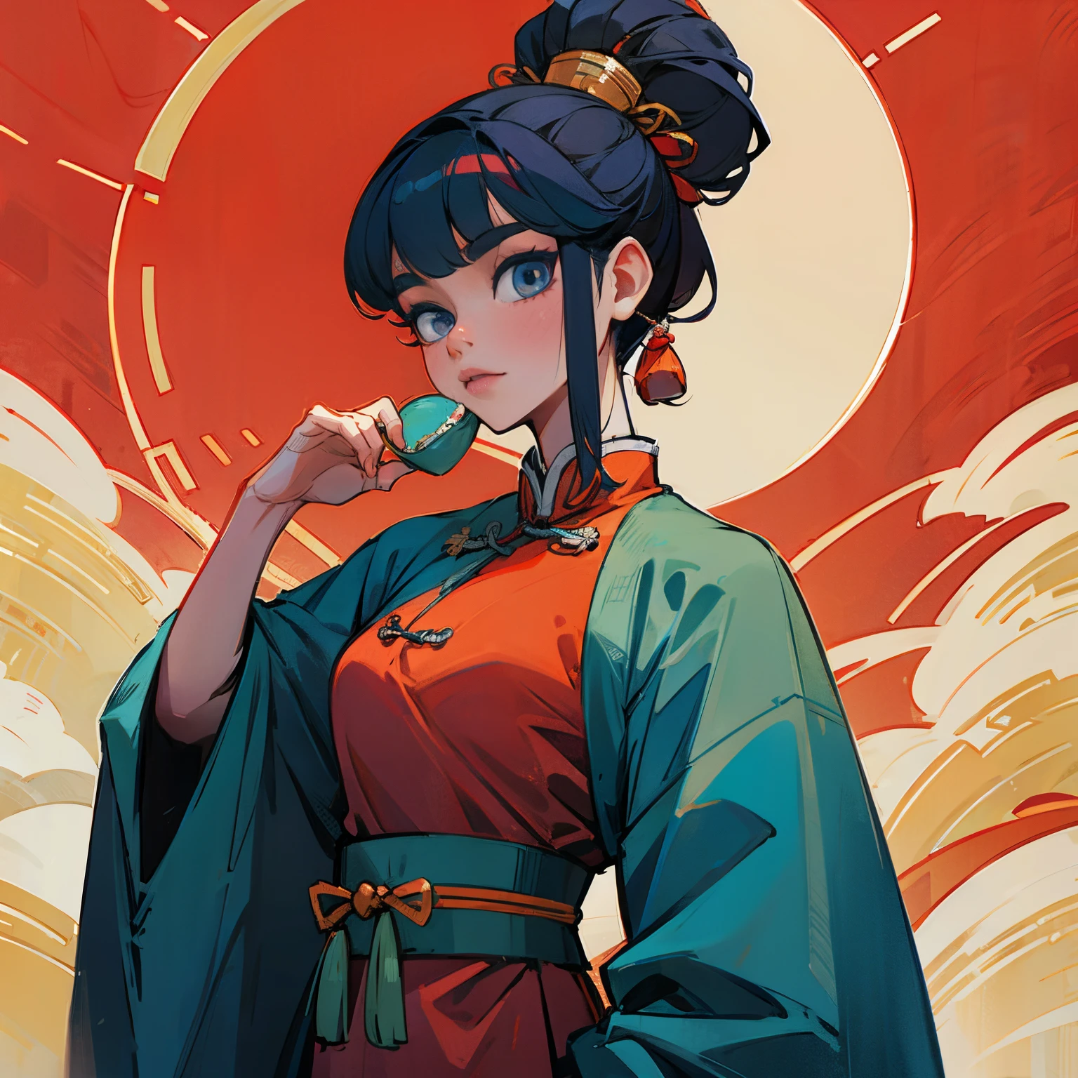 Chinese costume beauty