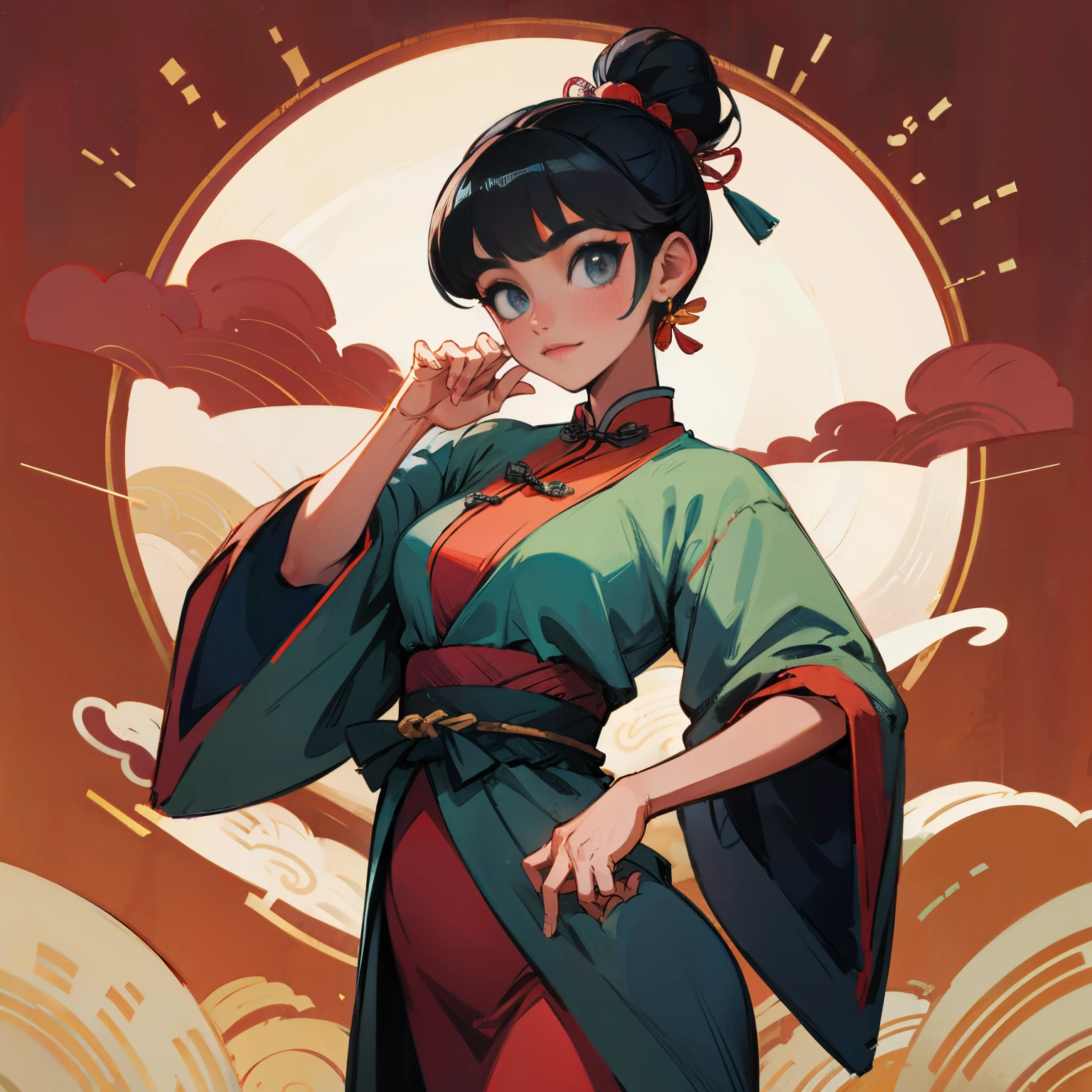 Chinese costume beauty