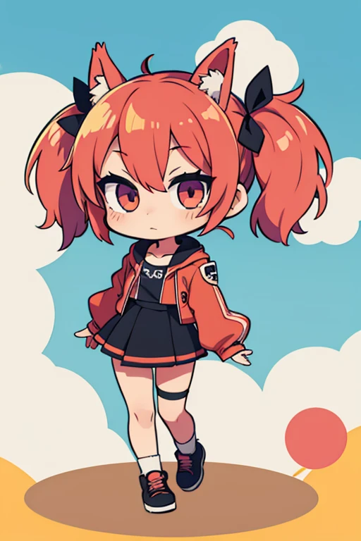 character female (Artist) ((chibi style)), half twin tail