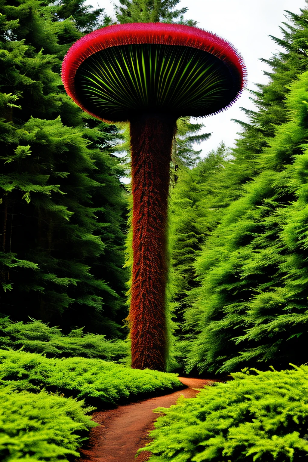 large alien carnivorous plant