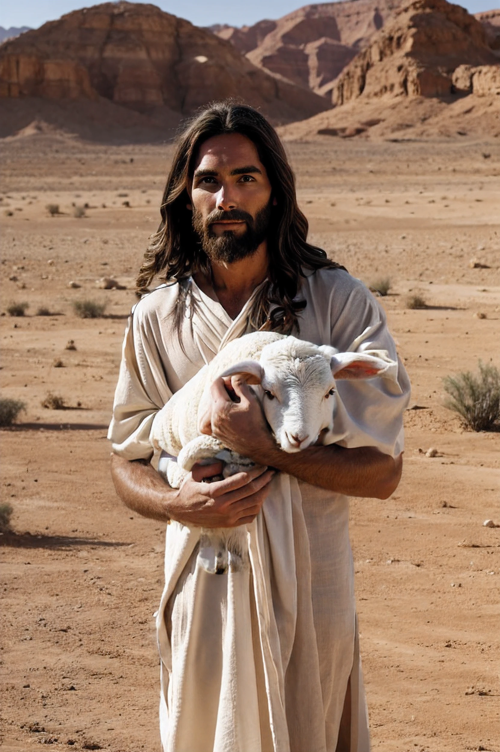 Replace clothing with ancient plain tunic
