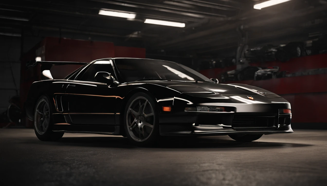 Visualize an exceptional scene featuring a highly modified 1995 Acura NSX parked in a low-light garage, with the perfect amount of light highlighting its features. Dive into extreme micro-details to showcase the intricacies of the modifications, sleek lines, and overall design, creating a visually stunning image rendered with Octane Render.
Highlight the micro-details of the modified 1995 Acura NSX, focusing on the customized elements such as body enhancements, spoilers, rims, and any other unique features. Zoom in on the fine details of the paint job, reflections, and the distinctive characteristics that make this NSX stand out.
Emphasize the lighting to enhance the micro-details, using carefully placed light sources to cast shadows that add depth and dimension to the modified NSX. Utilize Octane Render to create an image with realistic lighting, capturing the play of light on the car's surfaces and highlighting the intricate modifications.
Consider the environment of the low-light garage, utilizing subtle ambient light to illuminate the surroundings and create a moody atmosphere. Use extreme attention to detail to capture the nuances of the garage setting, including textures on the floor, walls, and any additional elements that contribute to the overall scene.
Imagine the modified 1995 Acura NSX parked in a visually appealing pose, showcasing its modifications and unique features. Craft an image that not only captures the micro-details of the car but also conveys the essence of automotive customization and meticulous design.
This detailed prompt aims to inspire the creation of a highly detailed and macro-focused image featuring a modified 1995 Acura NSX parked in a low-light garage, with intricate details, realistic lighting, and an overall visually stunning composition rendered with Octane Render.