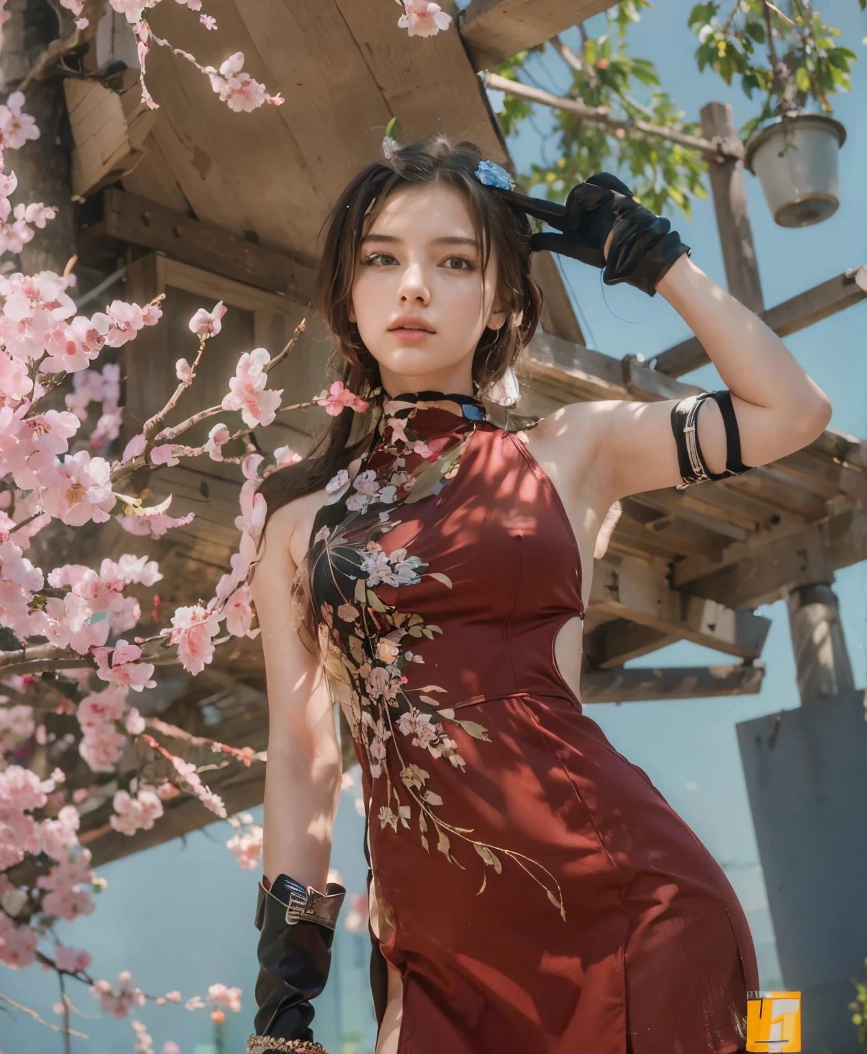 (Masterpiece, Best Quality, High Resolution: 1.2), 1 Girl, Solo,
