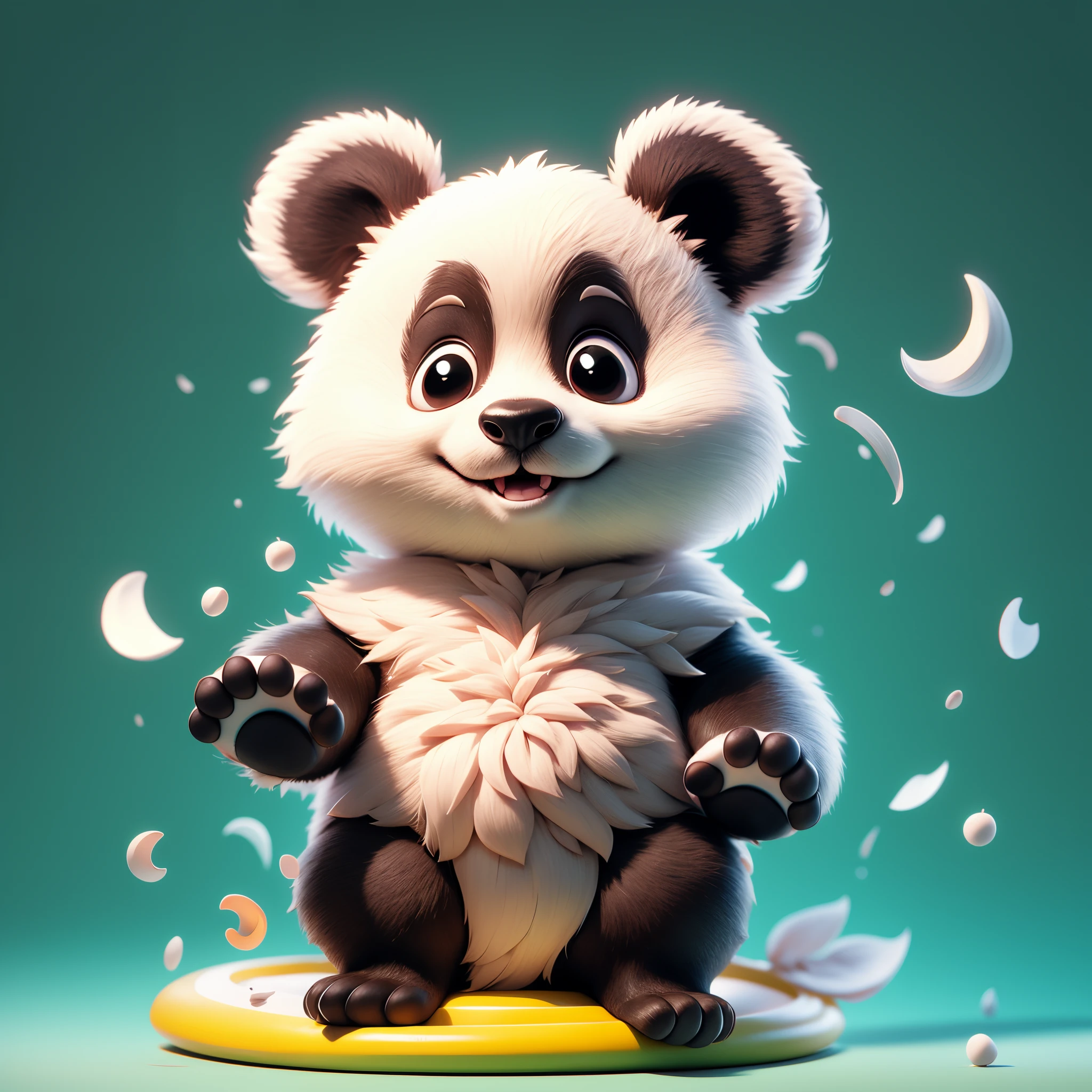 Baby Stoner Panda, olhos apedrejados, Filhote de Panda