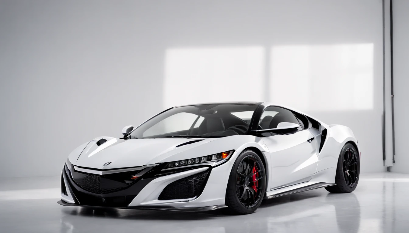 Visualize an exceptional scene featuring a highly modified 1992 Acura NSX parked in a softly lit, minimalist garage crafted from white marble. Dive into extreme micro-details to showcase the intricacies of the modified NSX, sleek lines, and overall design within this pristine and minimalist setting, creating a visually stunning image rendered with Octane Render.

Highlight the micro-details of the modified 1992 Acura NSX against the backdrop of the white marble garage. Focus on the customized elements, such as body enhancements, spoilers, rims, and any unique features that contribute to the NSX's individuality. Zoom in on the fine details of the paint job, reflections, and the pristine surfaces of the marble surroundings.

Emphasize the soft lighting to enhance the micro-details, using carefully placed light sources to cast gentle shadows that add depth and dimension to the modified NSX. Utilize Octane Render to create an image with realistic, soft lighting, capturing the interplay of light on the car's surfaces and the immaculate white marble.

Consider the minimalist nature of the garage, focusing on the clean lines, lack of clutter, and the overall simplicity of the environment. Use extreme attention to detail to showcase the nuances of the white marble, creating a backdrop that complements and elevates the visual impact of the modified NSX.

Imagine the modified 1992 Acura NSX parked in a visually appealing pose within this minimalist, marble-clad garage, showcasing its modifications and unique features. Craft an image that not only captures the micro-details of the car but also conveys the essence of automotive customization within a sophisticated and minimalist setting.

This detailed prompt aims to inspire the creation of a highly detailed and macro-focused image featuring a modified 1992 Acura NSX parked in a softly lit, minimalist garage made of white marble, with intricate details, realistic lighting, and an overall visually stunning composition rendered w