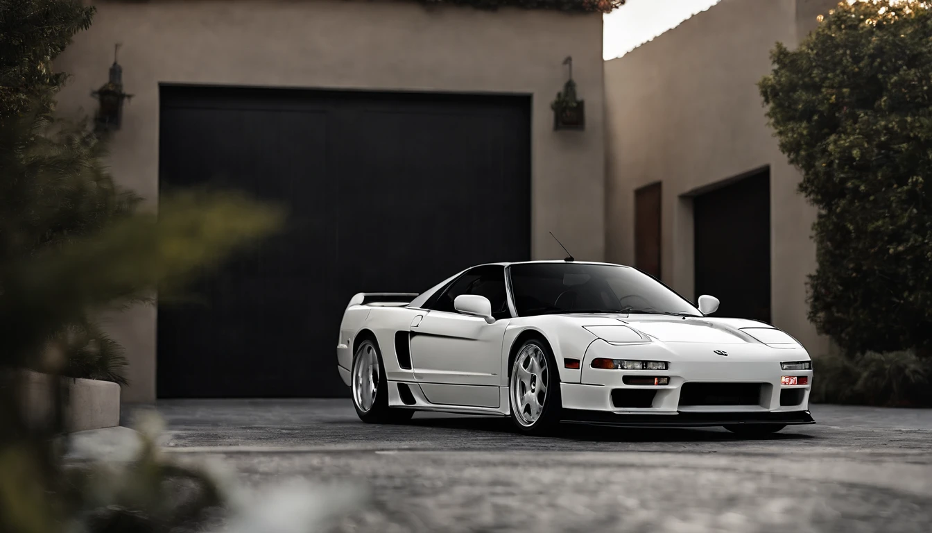 Visualize an exceptional scene featuring a highly modified 1992 Acura NSX parked in a softly lit, minimalist garage crafted from white marble. Dive into extreme micro-details to showcase the intricacies of the modified NSX, sleek lines, and overall design within this pristine and minimalist setting, creating a visually stunning image rendered with Octane Render.

Highlight the micro-details of the modified 1992 Acura NSX against the backdrop of the white marble garage. Focus on the customized elements, such as body enhancements, spoilers, rims, and any unique features that contribute to the NSX's individuality. Zoom in on the fine details of the paint job, reflections, and the pristine surfaces of the marble surroundings.

Emphasize the soft lighting to enhance the micro-details, using carefully placed light sources to cast gentle shadows that add depth and dimension to the modified NSX. Utilize Octane Render to create an image with realistic, soft lighting, capturing the interplay of light on the car's surfaces and the immaculate white marble.

Consider the minimalist nature of the garage, focusing on the clean lines, lack of clutter, and the overall simplicity of the environment. Use extreme attention to detail to showcase the nuances of the white marble, creating a backdrop that complements and elevates the visual impact of the modified NSX.

Imagine the modified 1992 Acura NSX parked in a visually appealing pose within this minimalist, marble-clad garage, showcasing its modifications and unique features. Craft an image that not only captures the micro-details of the car but also conveys the essence of automotive customization within a sophisticated and minimalist setting.

This detailed prompt aims to inspire the creation of a highly detailed and macro-focused image featuring a modified 1992 Acura NSX parked in a softly lit, minimalist garage made of white marble, with intricate details, realistic lighting, and an overall visually stunning composition rendered w