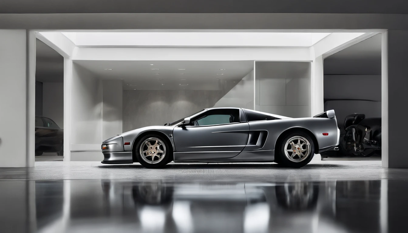 Visualize an exceptional scene featuring a highly modified 1992 Acura NSX parked in a softly lit, minimalist garage crafted from white marble. Dive into extreme micro-details to showcase the intricacies of the modified NSX, sleek lines, and overall design within this pristine and minimalist setting, creating a visually stunning image rendered with Octane Render.
Highlight the micro-details of the modified 1992 Acura NSX against the backdrop of the white marble garage. Focus on the customized elements, such as body enhancements, spoilers, rims, and any unique features that contribute to the NSX's individuality. Zoom in on the fine details of the paint job, reflections, and the pristine surfaces of the marble surroundings.
Emphasize the soft lighting to enhance the micro-details, using carefully placed light sources to cast gentle shadows that add depth and dimension to the modified NSX. Utilize Octane Render to create an image with realistic, soft lighting, capturing the interplay of light on the car's surfaces and the immaculate white marble.
Consider the minimalist nature of the garage, focusing on the clean lines, lack of clutter, and the overall simplicity of the environment. Use extreme attention to detail to showcase the nuances of the white marble, creating a backdrop that complements and elevates the visual impact of the modified NSX.
Imagine the modified 1992 Acura NSX parked in a visually appealing pose within this minimalist, marble-clad garage, showcasing its modifications and unique features. Craft an image that not only captures the micro-details of the car but also conveys the essence of automotive customization within a sophisticated and minimalist setting.
This detailed prompt aims to inspire the creation of a highly detailed and macro-focused image featuring a modified 1992 Acura NSX parked in a softly lit, minimalist garage made of white marble, with intricate details, realistic lighting, and an overall visually stunning composition rendered w