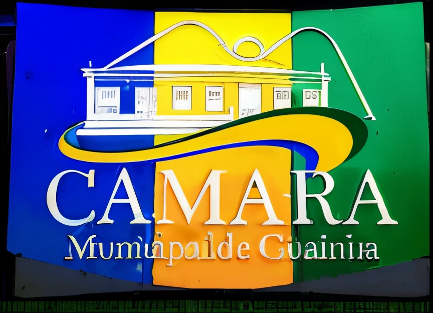 a close up of a sign with a building in the background, gui guimaraes, Camrea ruim, em Chuquicamata, Directed by: Robert Combas, information, boca de gawr, by Julio González, Fernando Guerra, Logo, Ad image, Logo, Directed by: Enrique Grau, Directed by: Noe Canjura, imagem do avatar, sem antecedentes