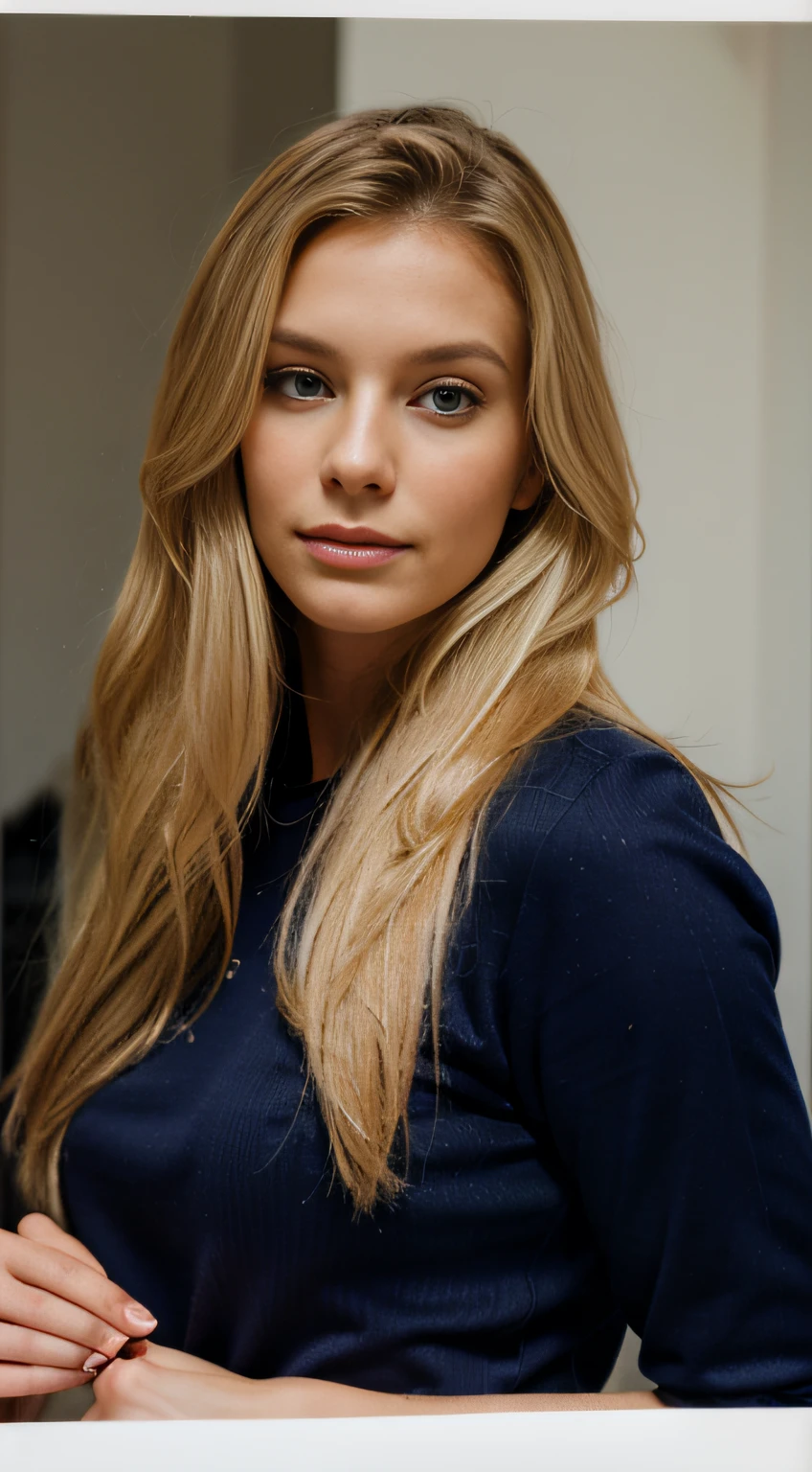 blonde tall bold model, 25 years old,long hair, passport, photo, face, beautiful face, swedish