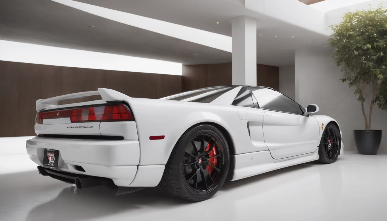 Visualize an exceptional scene featuring a highly modified 1992 Acura NSX parked in a softly lit, minimalist garage crafted from white marble. Dive into extreme micro-details to showcase the intricacies of the modified NSX, sleek lines, and overall design within this pristine and minimalist setting, creating a visually stunning image rendered with Octane Render.
Highlight the micro-details of the modified 1992 Acura NSX against the backdrop of the white marble garage. Focus on the customized elements, such as body enhancements, spoilers, rims, and any unique features that contribute to the NSX's individuality. Zoom in on the fine details of the paint job, reflections, and the pristine surfaces of the marble surroundings.
Emphasize the soft lighting to enhance the micro-details, using carefully placed light sources to cast gentle shadows that add depth and dimension to the modified NSX. Utilize Octane Render to create an image with realistic, soft lighting, capturing the interplay of light on the car's surfaces and the immaculate white marble.
Consider the minimalist nature of the garage, focusing on the clean lines, lack of clutter, and the overall simplicity of the environment. Use extreme attention to detail to showcase the nuances of the white marble, creating a backdrop that complements and elevates the visual impact of the modified NSX.
Imagine the modified 1992 Acura NSX parked in a visually appealing pose within this minimalist, marble-clad garage, showcasing its modifications and unique features. Craft an image that not only captures the micro-details of the car but also conveys the essence of automotive customization within a sophisticated and minimalist setting.
This detailed prompt aims to inspire the creation of a highly detailed and macro-focused image featuring a modified 1992 Acura NSX parked in a softly lit, minimalist garage made of white marble, with intricate details, realistic lighting, and an overall visually stunning composition rendered w
