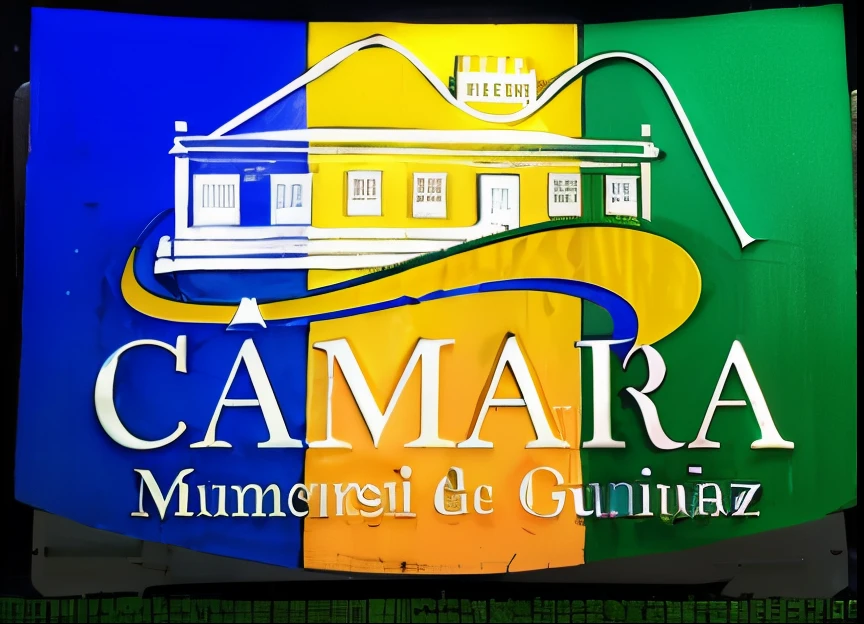 a close up of a sign with a building in the background, gui guimaraes, Camrea ruim, em Chuquicamata, Directed by: Robert Combas, information, boca de gawr, by Julio González, Fernando Guerra, Logo, Ad image, Logo, Directed by: Enrique Grau, Directed by: Noe Canjura, imagem do avatar, sem antecedentes