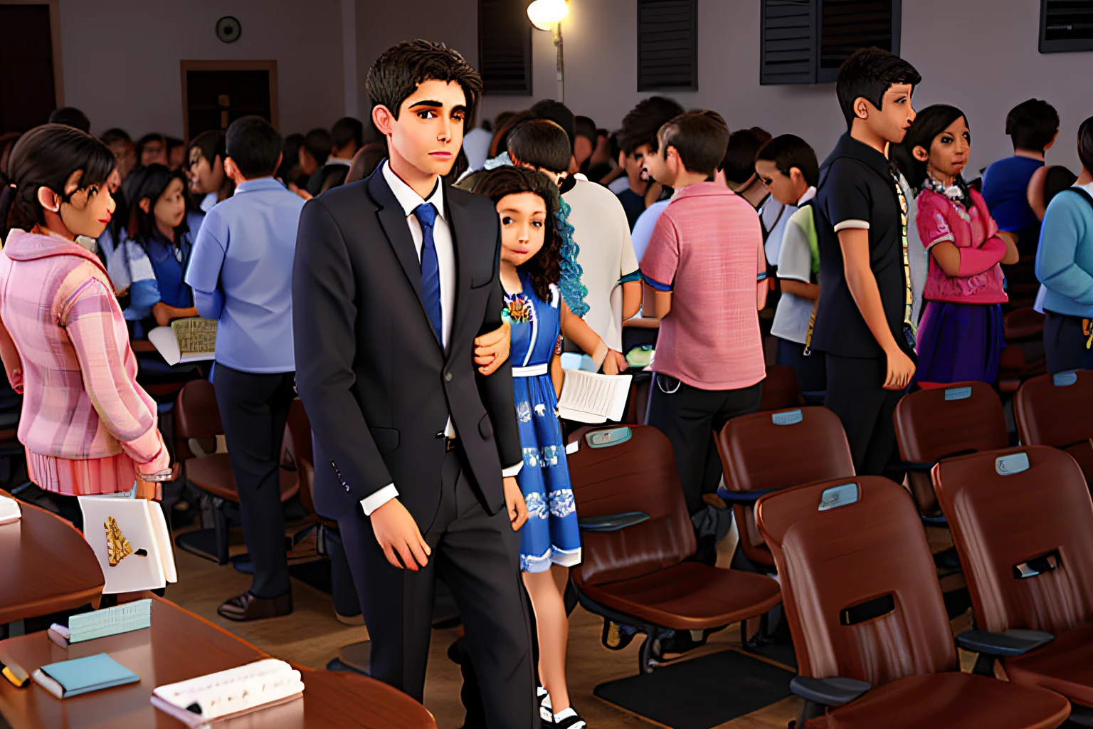 escola, formatura, degree collation
