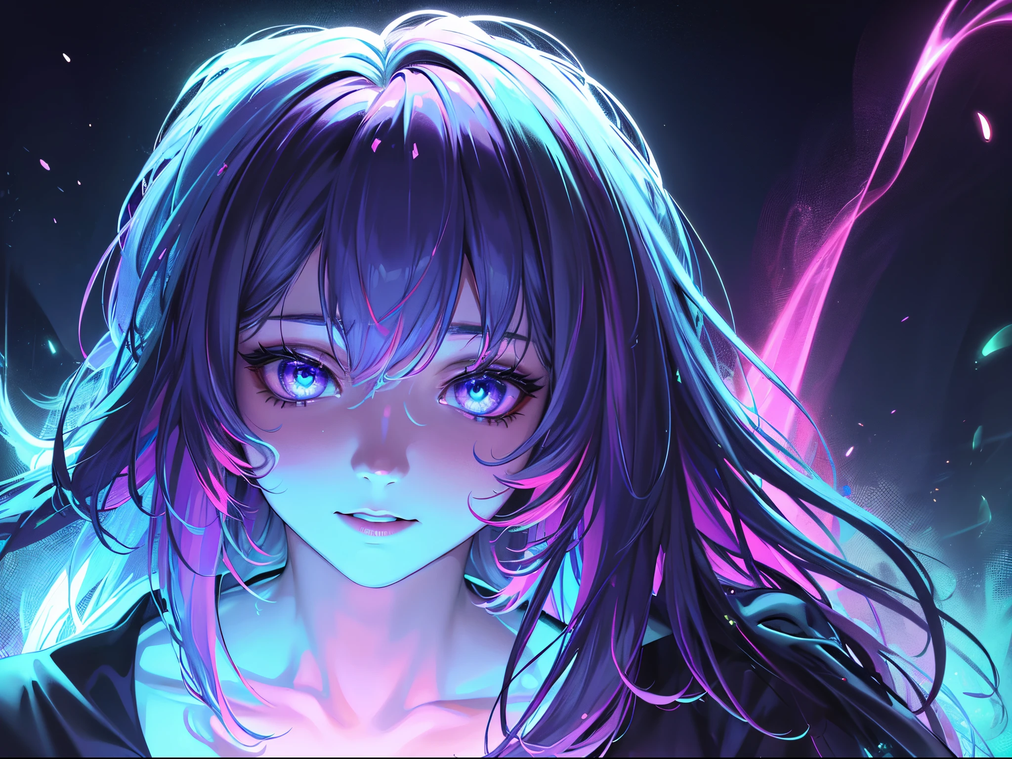 (best quality,4k,8k,highres,HDR:1.2),ultra-detailed,psychedelic,light effects,uv,uv active,colourful,Goa party,women,lsd