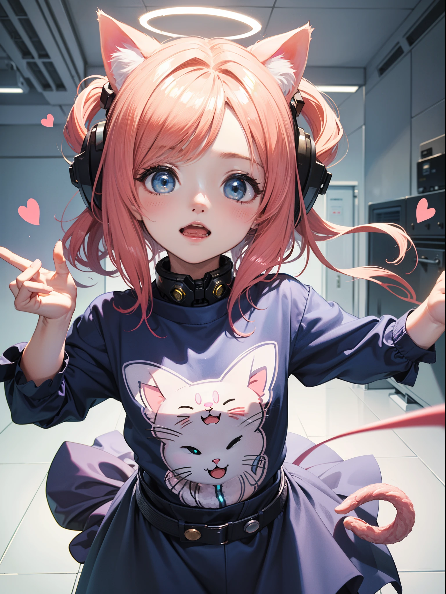 Best Quality,Highly detailed, Chibi,(Cat face:1.1)+( slime shape:0.8)+(Cat's ears:1.0)+(White luminescence:1.0),(Indoor:1.2),(Pedras preciosas:1.0),
(Pedras preciosas:1.0),
/=, /=, /=,
(Petite:1.4), [(Lori:1.33):5], ((heart tentacles:0.6|pink space helmet:0.4, Cat):1.1), ((Shiny skin)), (beautiful detailed halo:1.2):3], ((Floating hair)), ((detailed cute anime face)), blush, (((Open mouth))), lightsmile,
/=, /=, /=,
Best Quality,Highly detailed, Chibi,(Cat face:1.1)+( slime shape:0.8)+(Cat's ears:1.1)+(White luminescence:1.0),(Beautiful detailed indoor:1.2),(Cyberpunk:1.0),