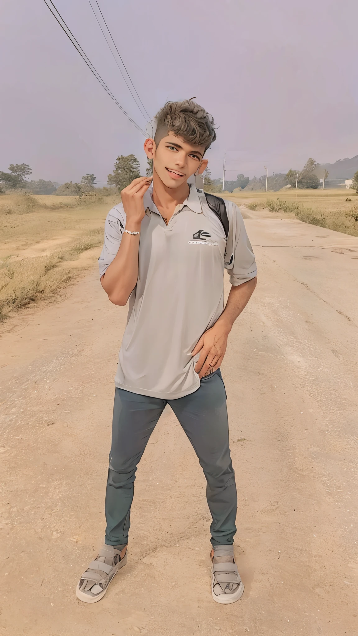 Background change handsome boy 8k realacetic