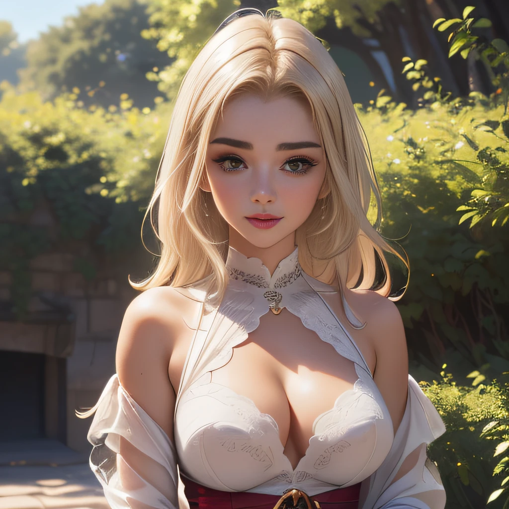 (Extremely detailed 8k wallpaper:2), (photo:2), (26 years old soigne Beautiful girl:2), (gives a lecture to friends:2), detailed (Face and eyes), (hyper realistic:1), (highly detailed:1), (epic realistic:1), rim light, (maximum details:1), cozy, (fullbody:1.3), (looking at viewer:2), (Woman's Attractive Qualities:2), (Attractive Woman:2), (Attractive:2), Smile, Intelligence, Empathy, Gracefulness, Sense of Style, Fitness, Grooming, Optimism, (Sensitivity:2), Sincerity, Romantic Gestures, Playfulness, Fashion Sense, (Sensuality:2), Charm, Modesty, Thoughtfulness, (Femininity:1), Flirtatiousness, Warmth, (Physical attractiveness:2), A beautiful smile, A love of life, strength and power, vulnerability, curiosity, wonder, love, (nature background:2), kawaii, waifu, Beautiful breasts, (attractive body:2), (Beautiful body:2), Beautiful pose, attractive pose, (Beautiful legs:1.0), (Beautiful clothes:1), (classic clothes:2), (elegant clothes:2), (European clothes:2), detailed clothes, (skirt:1), (blouse:1), (provocative pose)