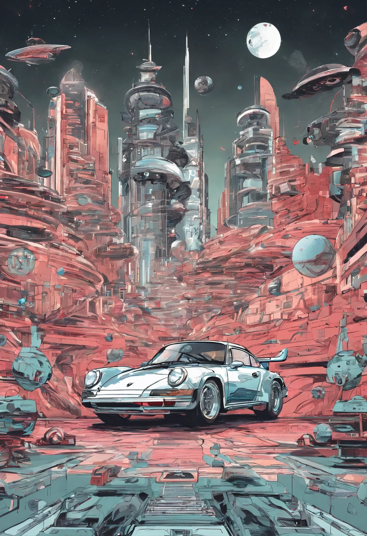 festive christmas with porsche