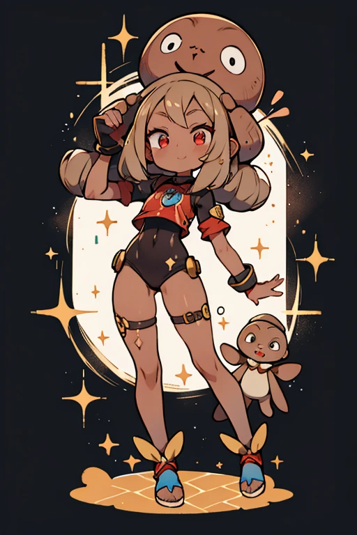 human Hitmonchan; glitter; full body ;