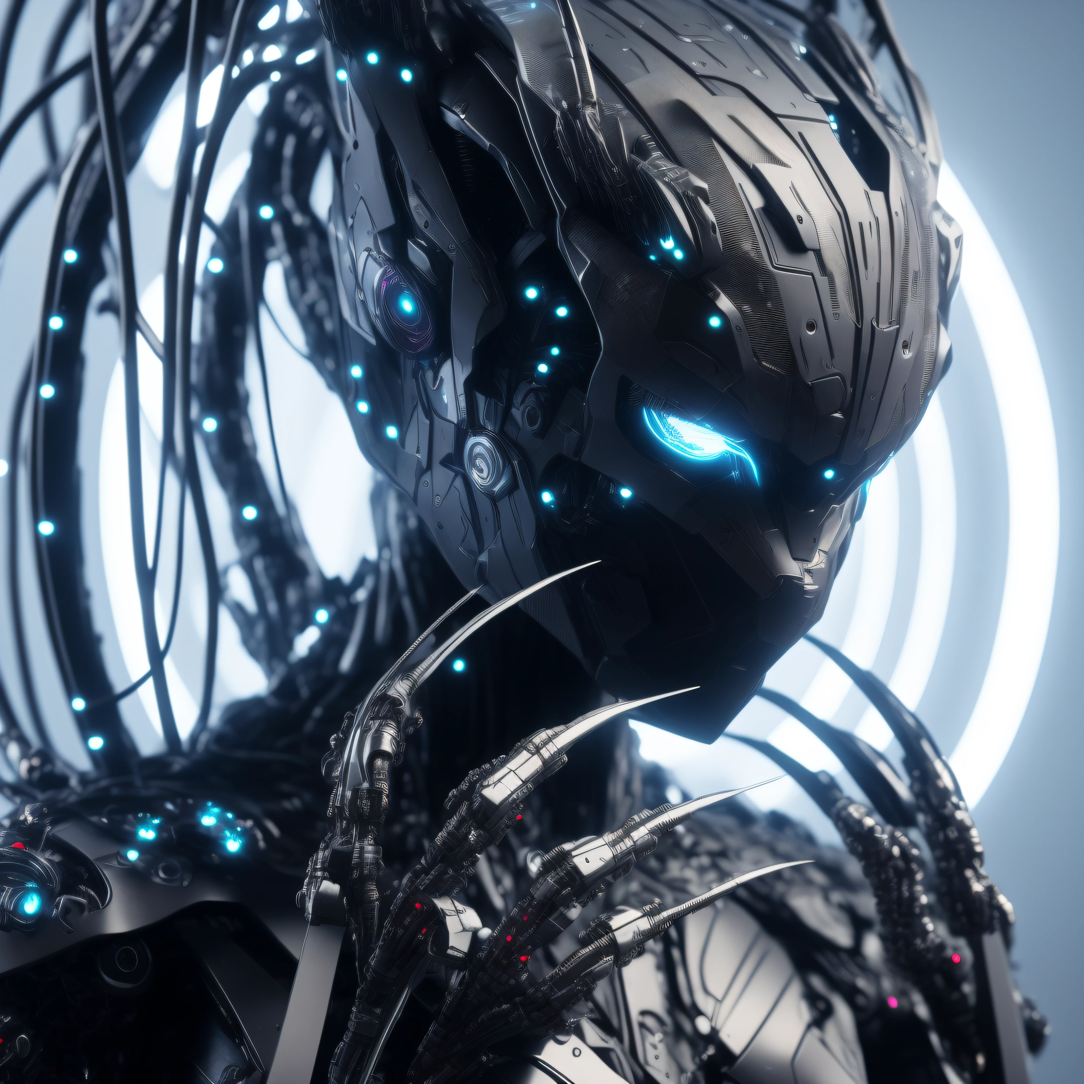 an alien from Distric 9, OliDistrict, intricate detailed beautiful 3D render, detailed alien background city, fire in the background, futuristic alien,(by Jim Burns:1.2), Alex Grey and Beeple, Ligne Claire,8K,DSLR,sacred geometry,cybernetic,electrical discharge,fractal,inception,hyperreal,very detailed,by Zhelong Xu,vivid color scheme,octane render,unreal engine,chromatic aberration, in OliDisco style
