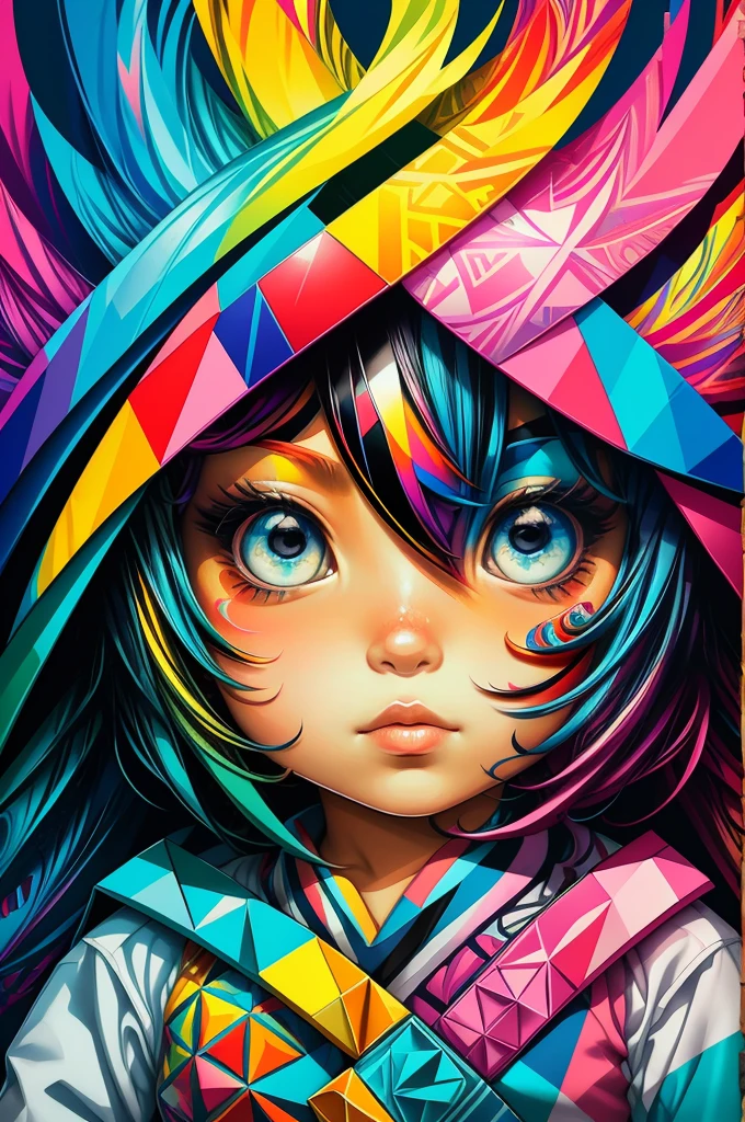 (Arara), Eduardo Kobra padding ,wall PORTRAIT geometric multidimensional, art, chibi,
yang08k, beautiful, colorful,
masterpieces, top quality, best quality, official art, beautiful and aesthetic,