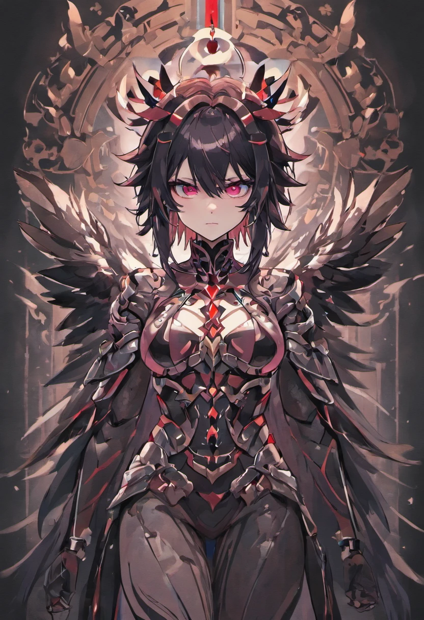 ((white frame sticker)) ((Black and white ink tattoo drawing art style)) ((masutepiece, Isometric camera, Front view)) lilith ((Full body)), King of Men, king of succubus. his beauty is unique. His body is a mixture of human and hellish characteristics, has grayish skin, Red Eyes, and a crooked corner. his wings are like bat membranes、Has a claw at the end. his black hair falls over his shoulders and back, A place with scars reminiscent of the time of confinement.. his armor is made of metal and leather, Decorated to remind of his demonic origins. There is a look of pride and defiance on his face..., And her presence gives off an aura of darkness and evil...