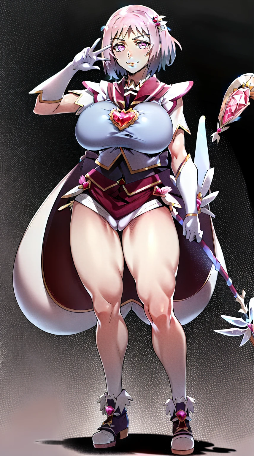 masterpiece, best quality, indoors, mamikafairy, 1girl, solo, looking at viewer,, hand arms full body,boots, standing,cute,breast, curvy, female,fantasy goddess,there is a cartoon picture of a woman with a very large breast, glowing divine being, glowing holy aura, inspired by Luma Rouge, the non-binary deity of spring, ethereal rainbow nimbus, the butterfly goddess of fire, inspired by Mariel, glowing aura around her, astral wind, as the goddess of the saturn, “uwu the prismatic person, big breast, serious, beautiful eyes, , full body, , long robe, long dress, ,priestess ,holy, smile, god rays, ray tracing, sparkle, cinematic lighting, UHD, retina, masterpiece, ccurate, anatomically correct, textured skin, super detail, high details, high quality, award winning, best quality, highres, 1080P, HD, 4K, thunder aura, light aura,full, snak staff,closed mouth, huge breast, curvy, bimbo, standing, heroic, pose, background ruin of a misterios city,UHD, retina, masterpiece, ccurate, anatomically correct, textured skin, super detail, high details, high quality, award winning, best quality, highres, 1080P, HD, 4K, sun aura