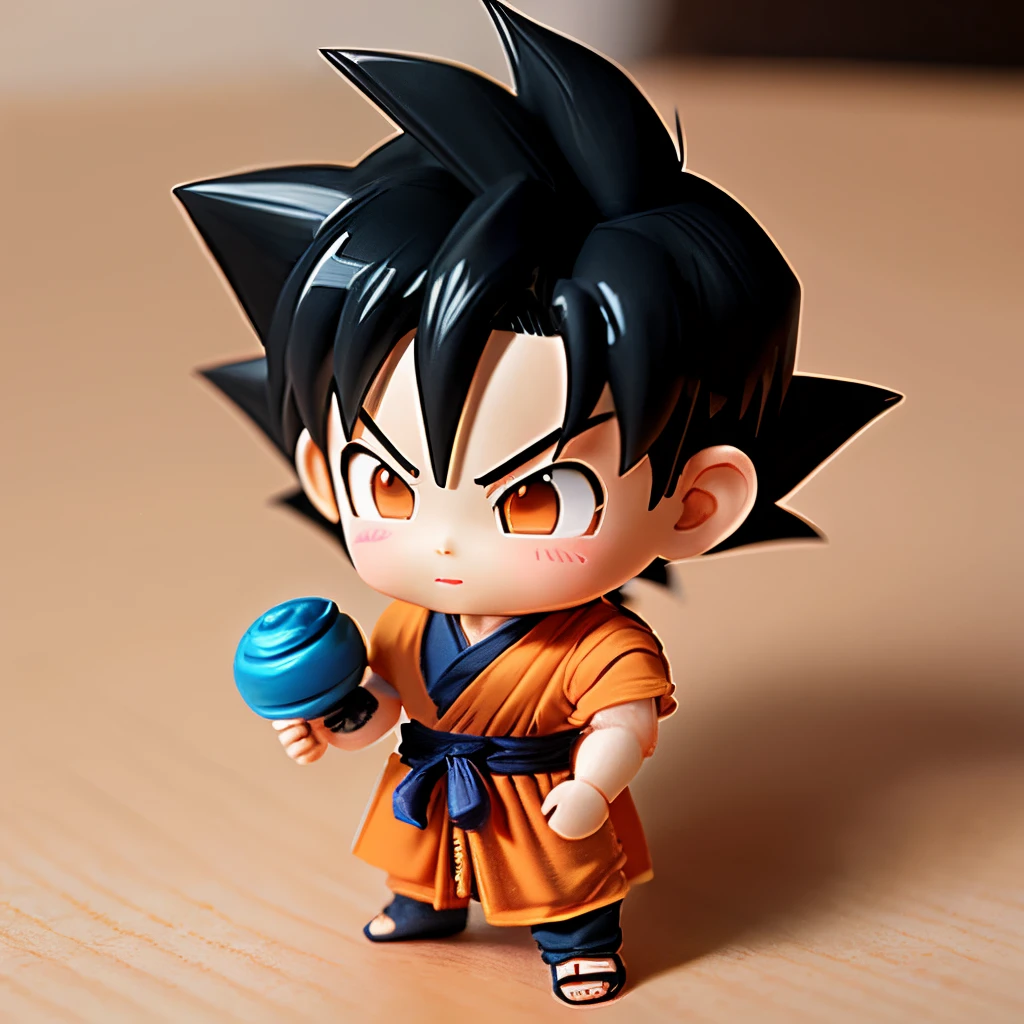 Chibi son goku with mini achitedcure in Malaysian